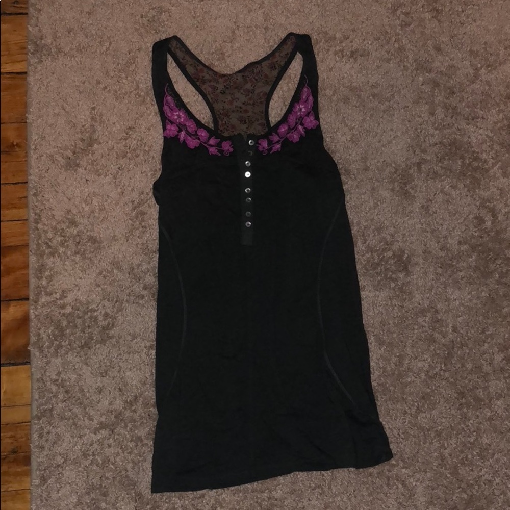 Dark gray tank top